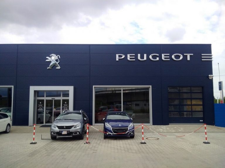 oceľové konštrukcie Peugeot